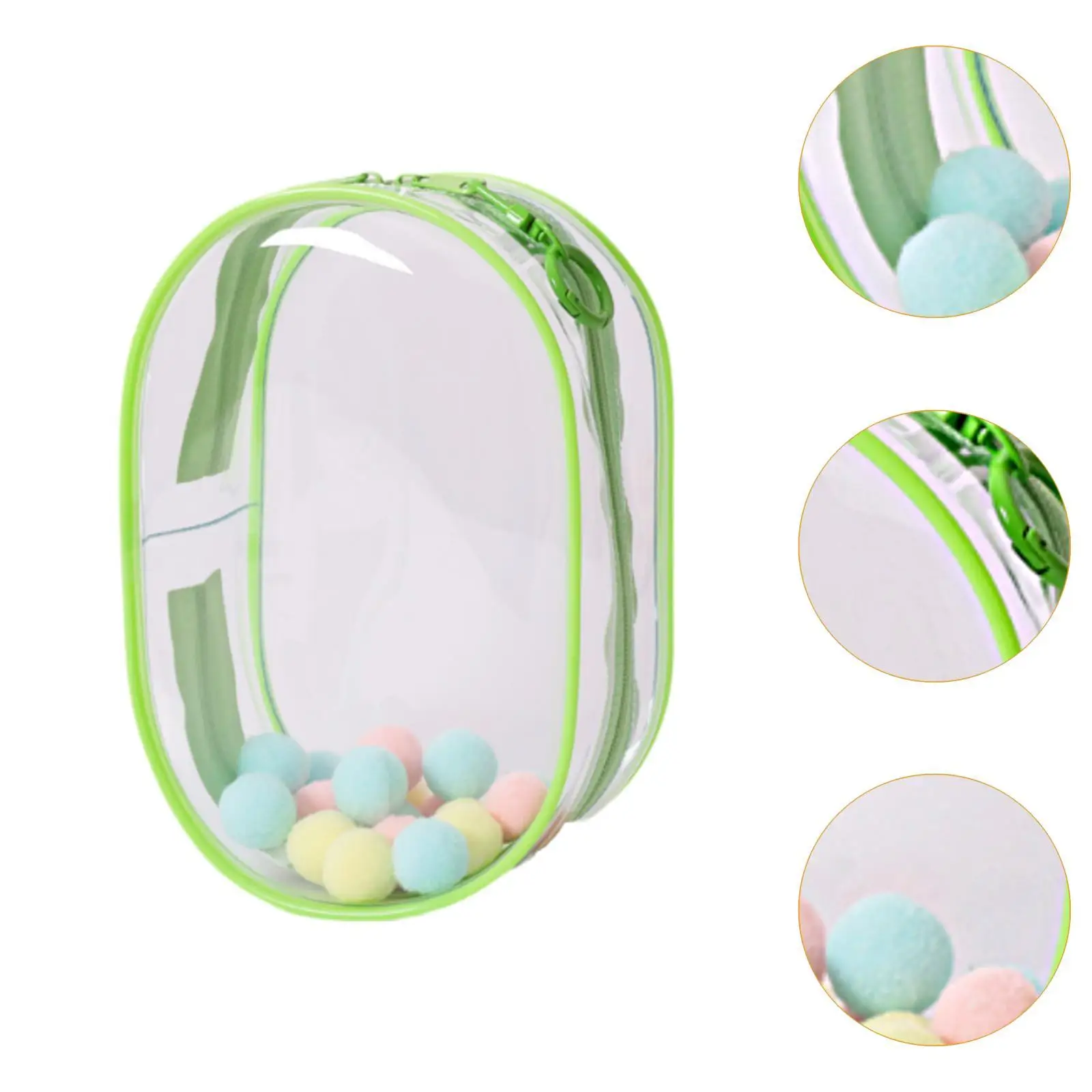 Clear Figure Display Bag Organizer Transparant Tiny Doll Pouch Draagbare kleine pop opbergtas voor mini-figuurpopverzamelaars