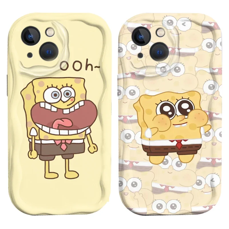 Ctue SpongeBobs Juste pour Samsung Galaxy, A34, A33, A32, A31, A30, A20, A24, 4G, A23, A22, A21S, A20S, A14, A13, 5G, A12, A10S, A04E, A03, M14