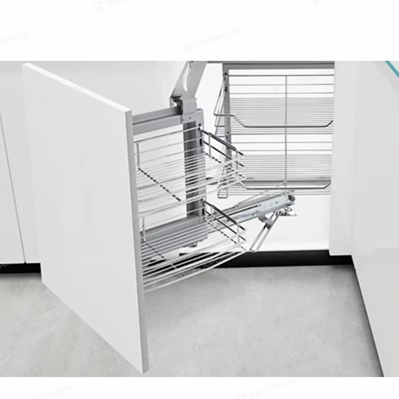 Pull out Magic Corner Kitchen Locker Storage with Pantry Drawer