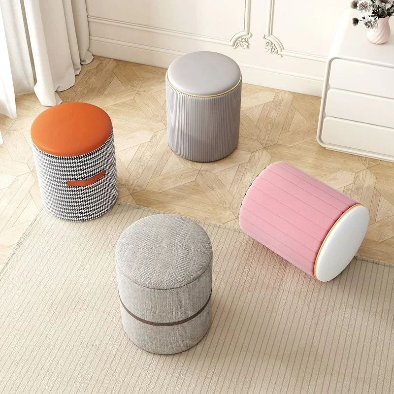 

Makeup Stool Household Dresser Stools Modern Bedroom Can Be Stored Stool Living Room Luxury Chairs Simple Manicure Short Stools