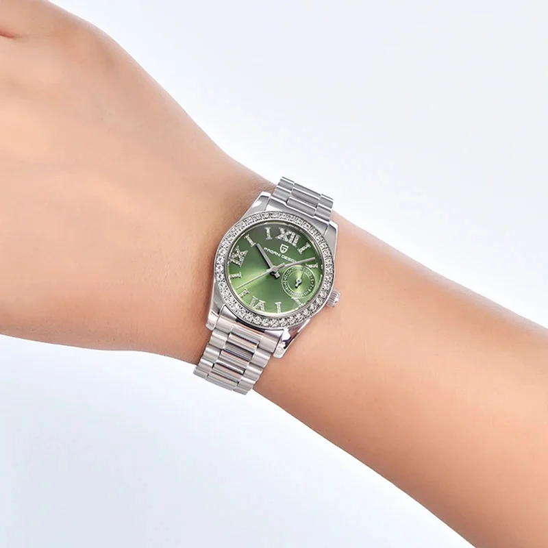 PAGANI DESIGN New Women's Wristwatch Elegant Luxury Quartz Watch For Women Fashion Waterproof Watches Sapphire Mirror Clock view 5