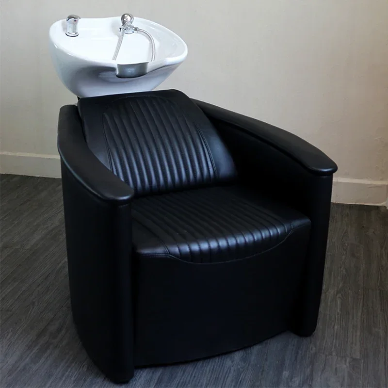 سرير شامبو تجميل مصفف شعر فاخر لغسل الشعر ورأس سبا احترافي أثاث صالون Lit De Lavage De Cheveux