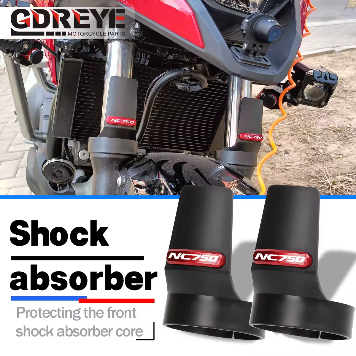 Para honda nc750 nc750s nc750x nc700 s/x nc700s nc700x motocicleta nc750 garfo dianteiro guarda absorção de choque capa protetora escudo