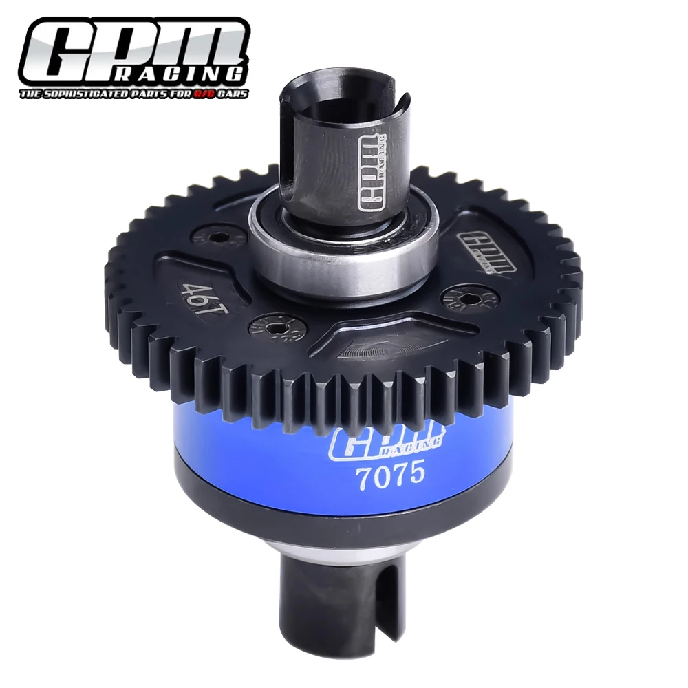 

GPM For TRAXXAS 1/8 SLEDGE 6S MONSTER TRUCK 95076-4 RC Car Upgrade Parts Metal Steel 46T 1.0 M Center Differential Set 9585
