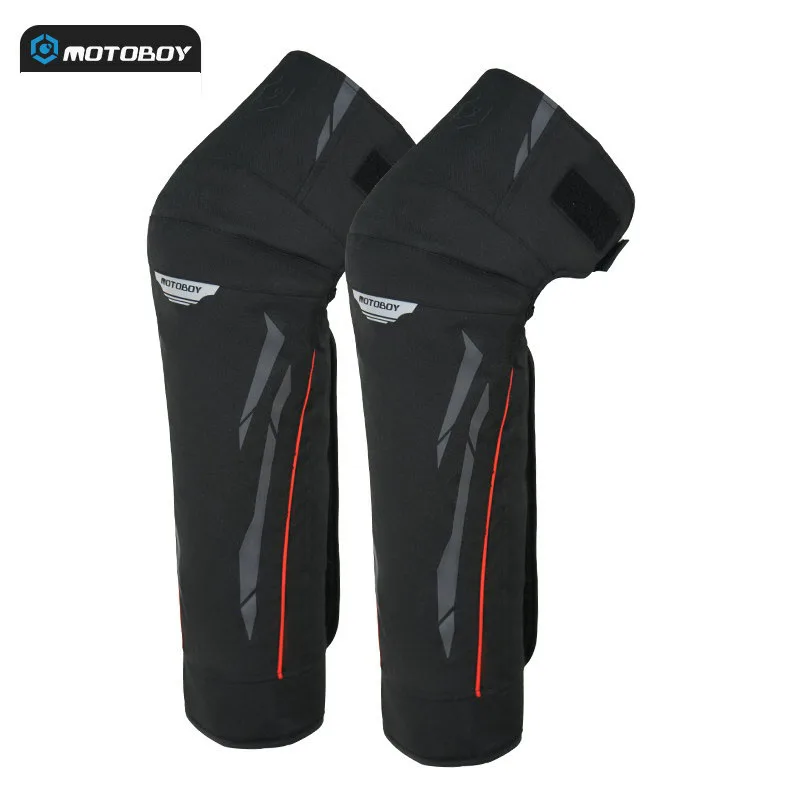 MOTOBOY Winter Motorcycle Knee Pads CE Certified Removable Armor Warm Thermal Windproof Coldproof Silk Wadding Motorbike Guards