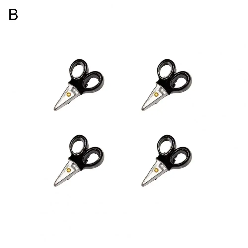 Bulb Hair Clip Hair Pin Set with Scissors Cutter Models Cosplay Outfit Props for Photography Side Bangs Hair Clip Imitation