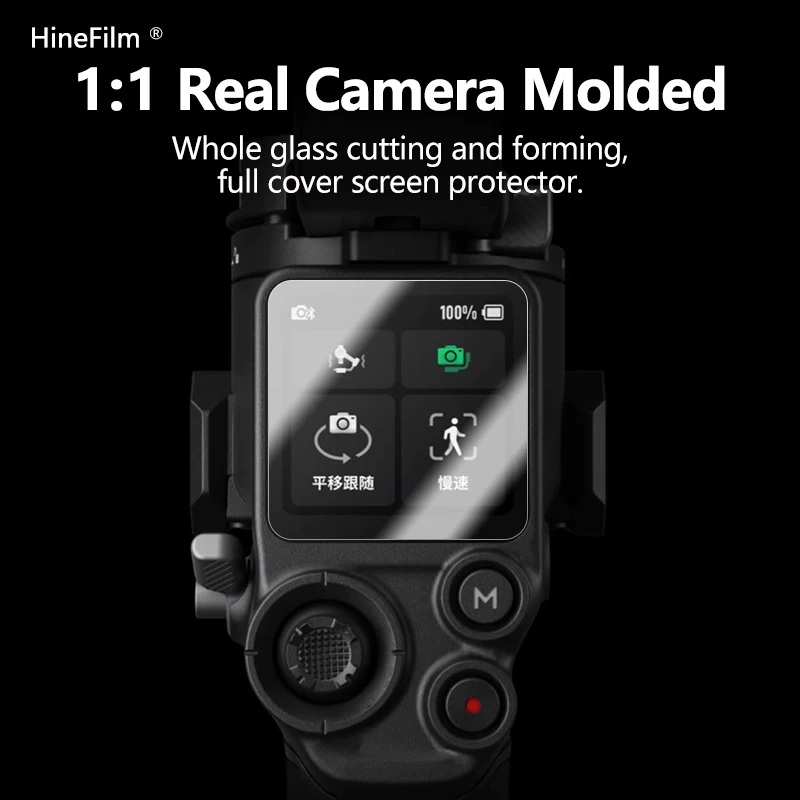 Dji rs3 cardan temperado câmera de vidro protetor principal display lcd + informações superior protetor de tela guarda capa