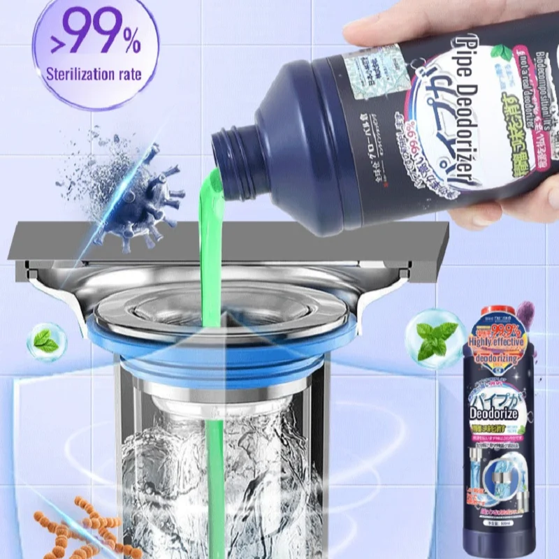 Powerful Drain Unclogger Kitchen Pipe Dredging Agent Dredge Deodorant Toilet Sink Drain Cleaner Sewer Fast Cleaning Tools