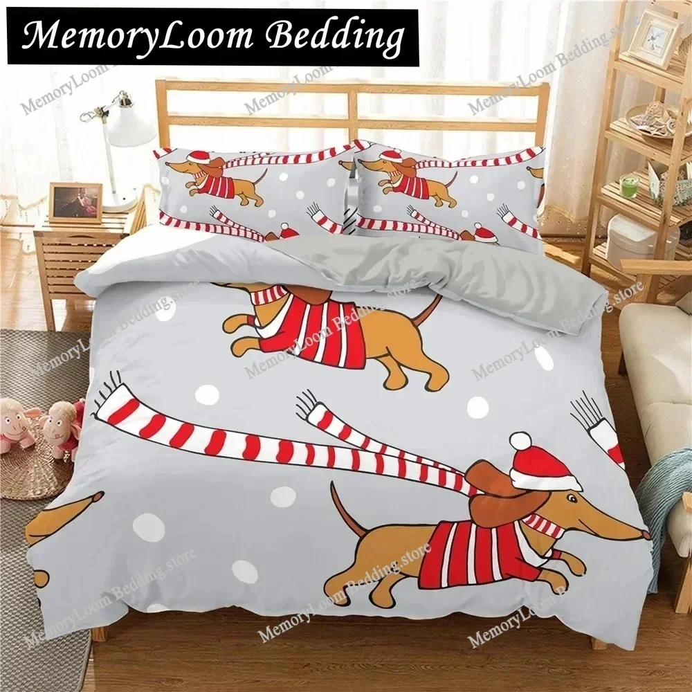 

Sausage Dog Bedding Set Duvet Cover 3d Bedding Fashion Design Decoration King Duvet Cover Set Double Bed Set Bedding Sets