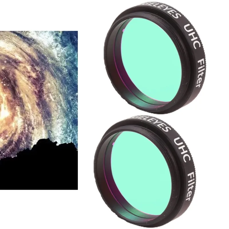 UHC-Filtro Telescópio para Astrofotografia, Melhorar o Controle de Imagem, Reduz a Poluição Luminosa, 1,25 pol