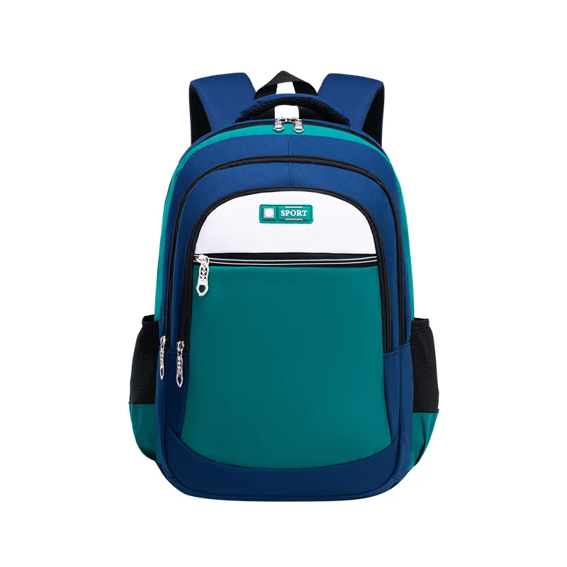 

Kid Shoulder's Bag Green Waterproof Backpack Boys School Bag Teen Backpack Large Capacity Children Bag Travel