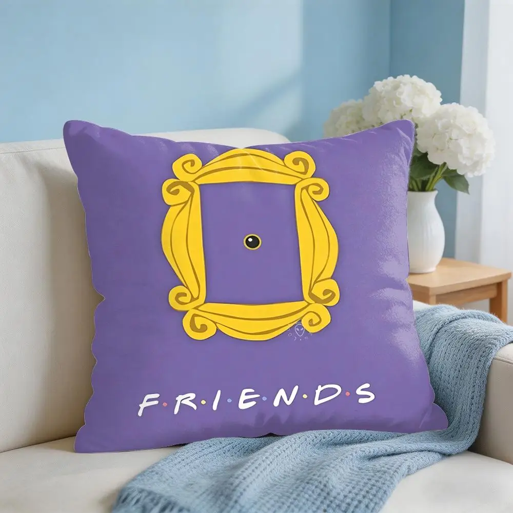 Classic F-Friends TV Show Cushion Cover Square Pillow Bedroom Sofa Leisure Comfort Living Room Home Decoration 40X40