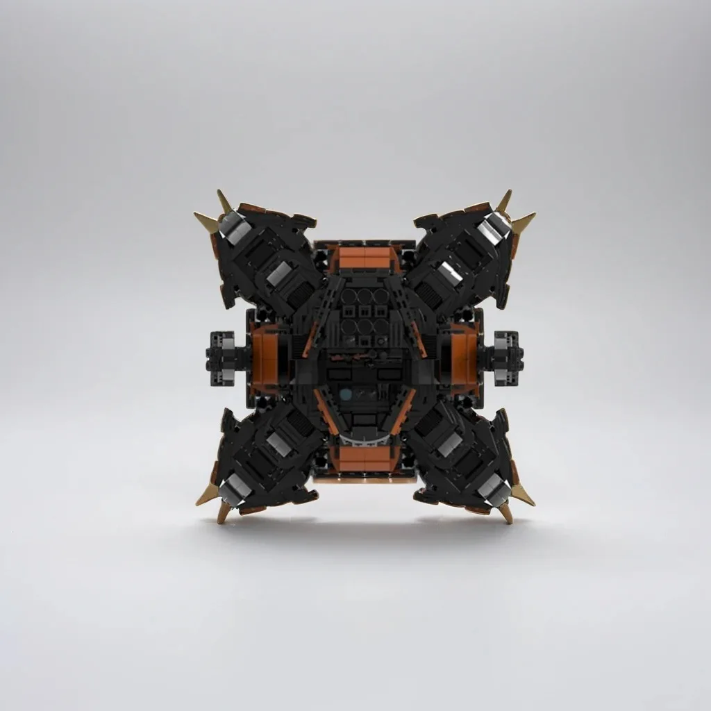 

5830 шт. MCRN Donnager MOC научно-фантастический линкор со шпинделем, корпусом и турелью, оружие, образовательное здание, блоки «сделай сам», подарок на день рождения