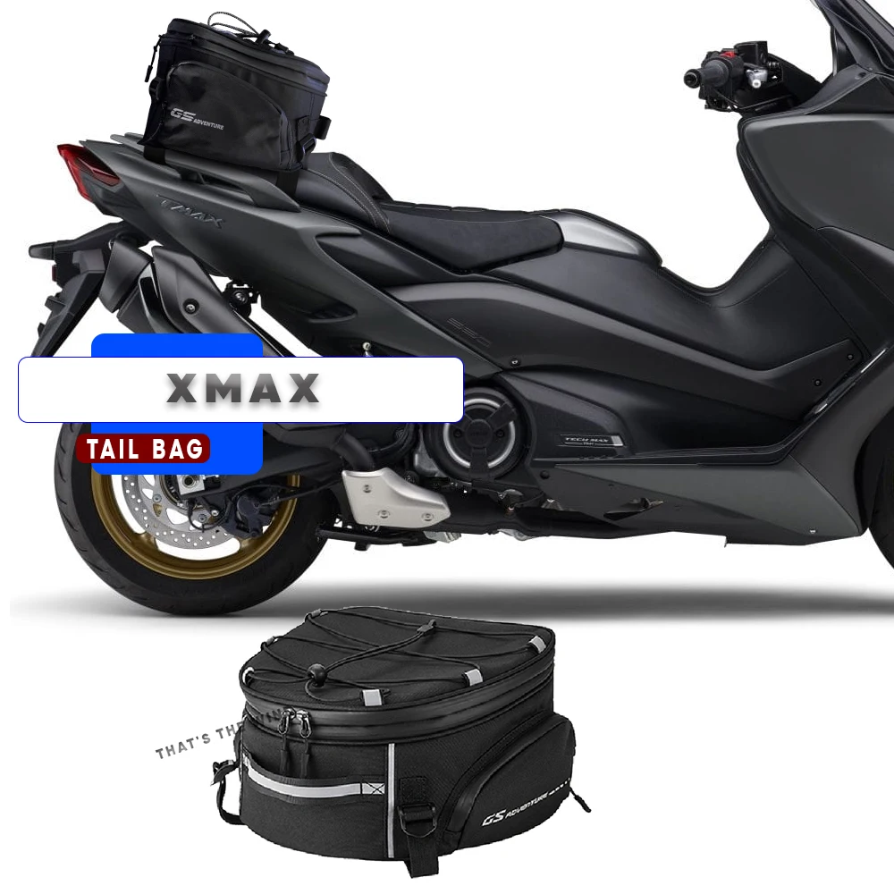 

Motorcycles Waterproof Tail Rear Bags Luggage Tool Bag For YAMAHA XMAX X MAX X-MAX