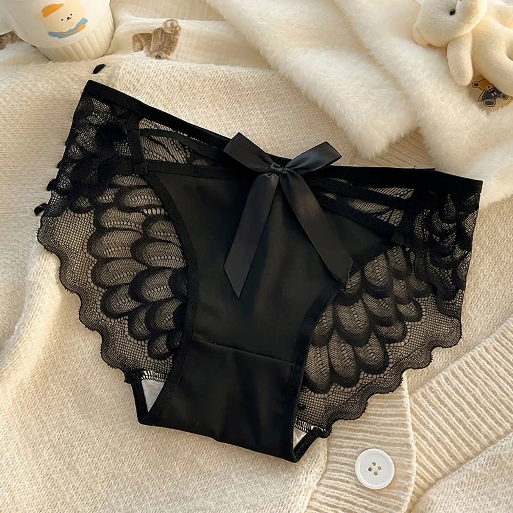 

Женские трусики. Женские кружевные трусики. Хлопковая ластовица со средней и низкой посадкой. Дышащее треугольное нижнее белье. Сексуальный чистый дизайн с кружевной талией.