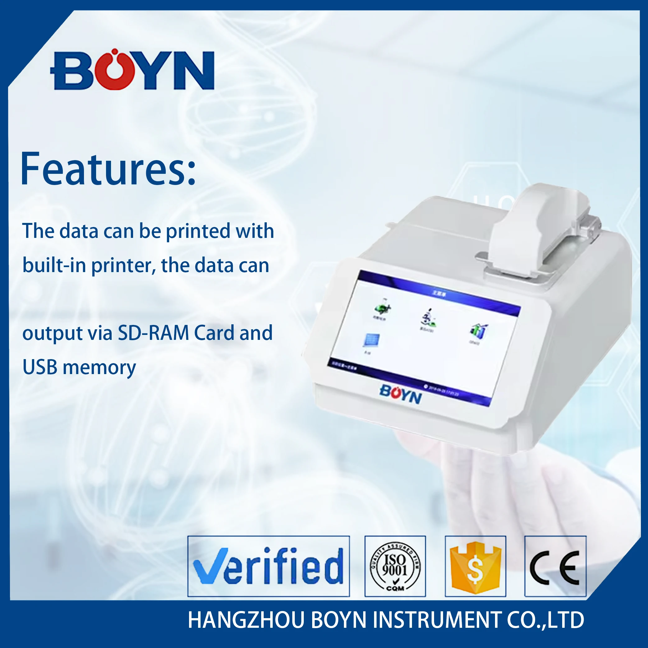 BNMS-N900 Nano Spectrophotometer with UV LED Light Source