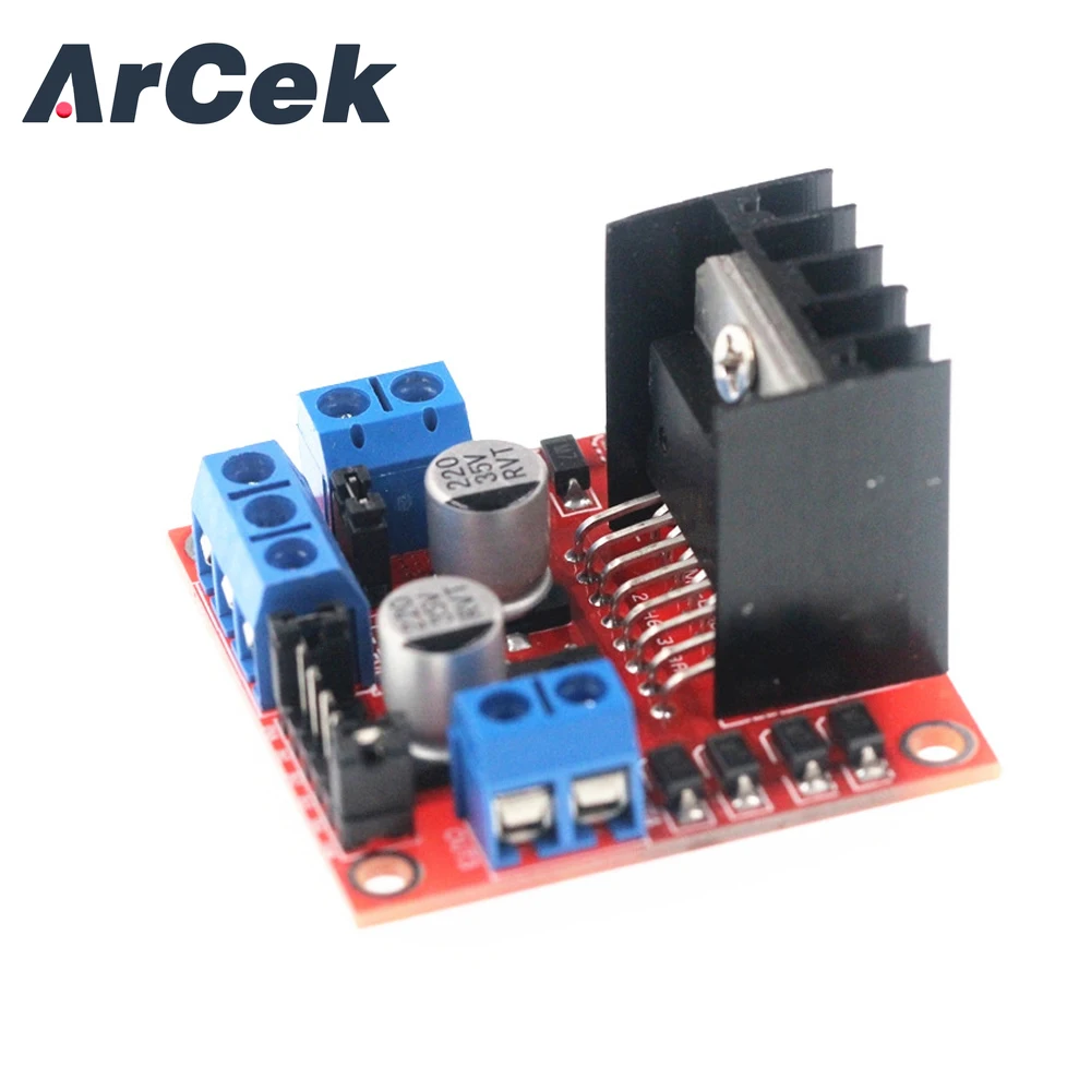 1pcs New Dual H Bridge DC Stepper Motor Drive Controller Board Module L298N MOTOR DRIVER new