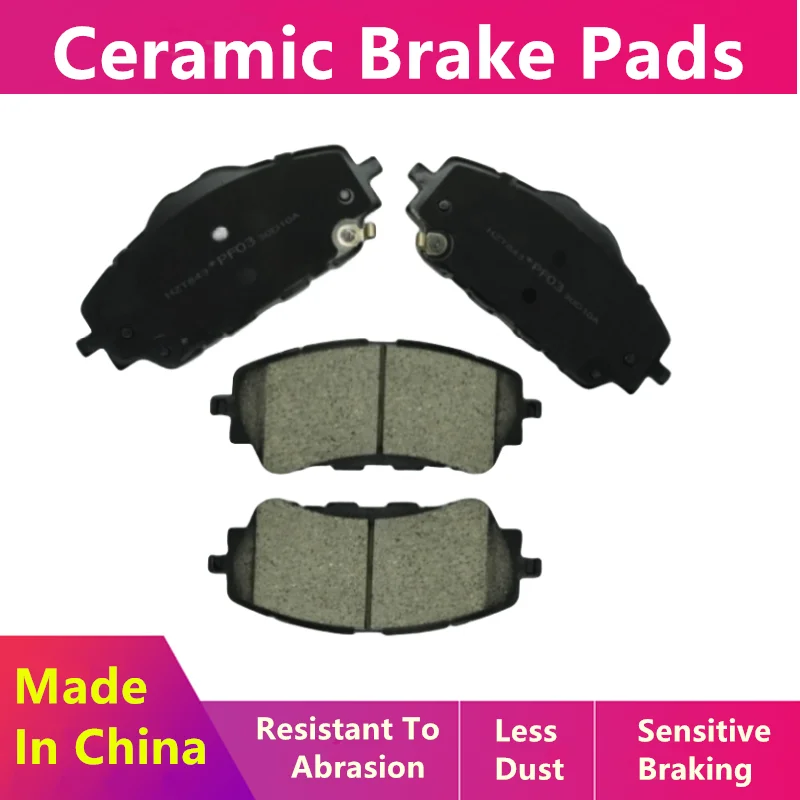 Front/Rear Ceramic Brake Pads For Dongfeng DFM Fengxing S500 1.5l 1.6l/Auto Parts