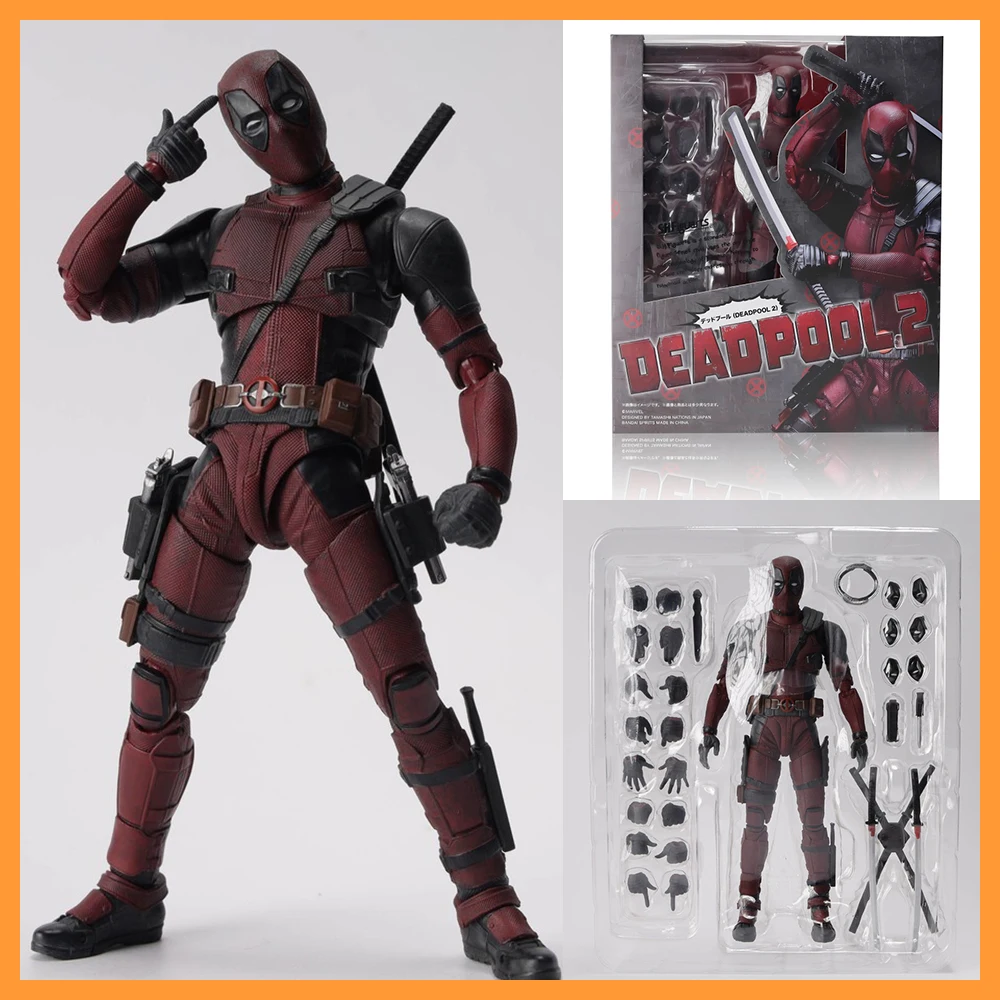 

【In Stock】shf 1/12 Scale Deadpool 2.0 6 inches Action Figure Full Set Model Toys for Fans Gift