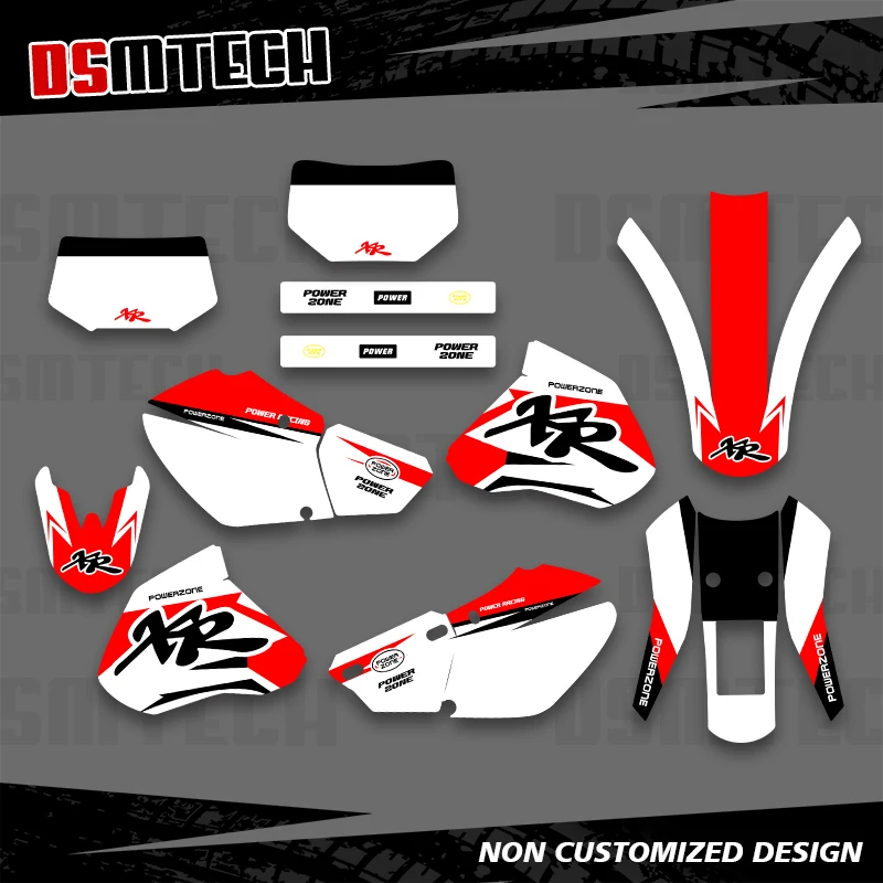 

DSMTECH GRAPHICS & BACKGROUNDS DECALS STICKERS Kit for Honda XR250 XR400 1996 1997 1998 1999 2000 2001 2003 2004 XR 250 400