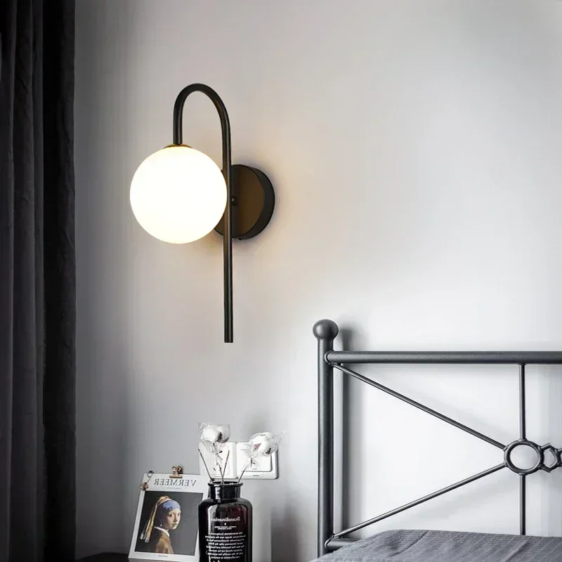 Modern LED Living Room Background Wall Lamp Bedroom Bedside Lamp Designer Artistic Decorative Lamp Creative Personality