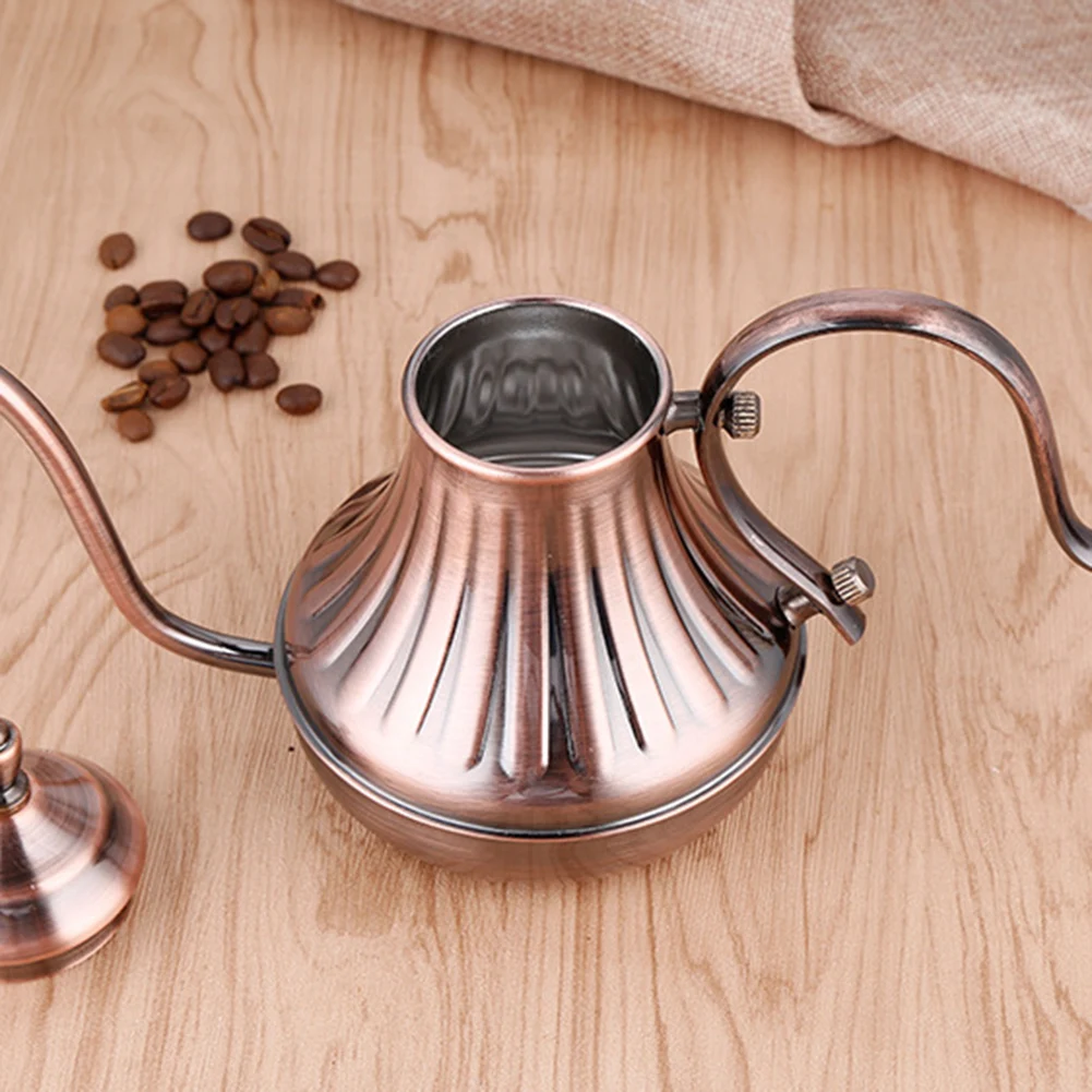 Bronzen Koffie Hand Gietpot Hand Gieten Koffiepot Smalle Mond Pot Koffie Hand Gieten Theepot 650 ml/900 ml Koffiezetapparaat