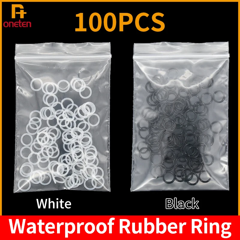 100pcs/Set Waterproof Rubber Ring For iPhone X-13PM Solve Back Camera Lens Sinking Problem After Change Big Hole Back Glass