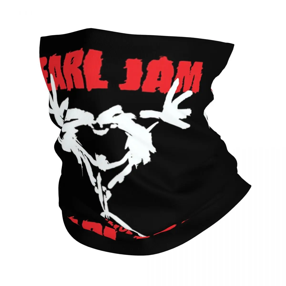 Pearls JAM Alive Bandana Neck Gaiter Printed Rock Band Banner Mask Scarf Multifunctional Headwear Cycling Unisex Adult Washable