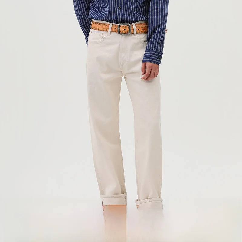 

Винтажные джинсы из хлопка цвета хаки, прямого кроя, узкие, молодежные, модные, длинные брюки, осенний сезон