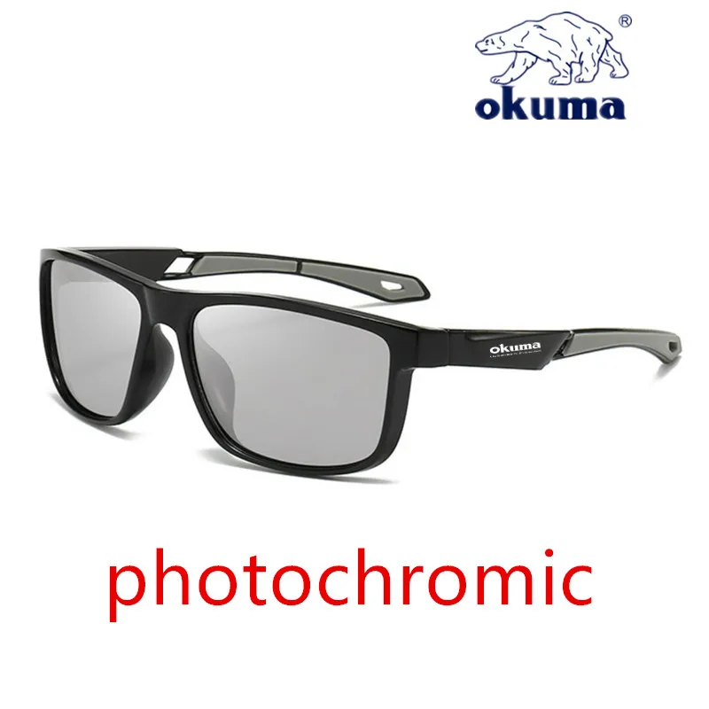 New OKUMA Outdoor Polarized Sunglasses UV400 Men's and Women's Sports Color Changing Driving and Riding Sunglasses