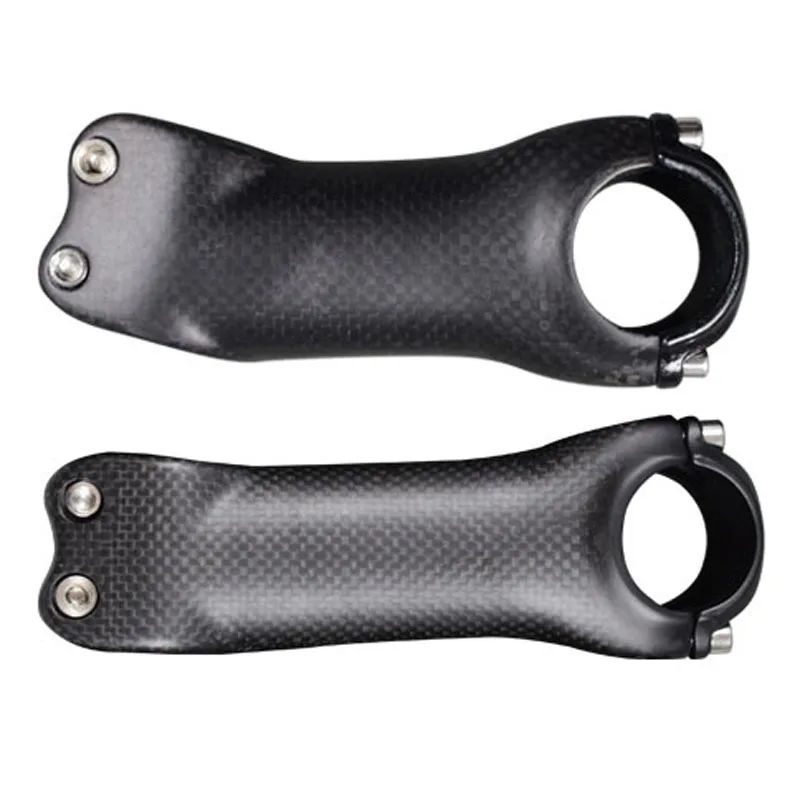 No Logo Stem 31.8mm 6/17 Degree Road/MTB  Full Carbon Fiber Stems Bike Parts 70/80/90/100/110/120mm Bicycle Stem Black