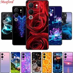 Phone Case For Vivo V30 Lite 5G Back Cover Case Shockproof Black Silicone Soft Funda For Vivo V30 Lite Case V 30 Lite Coque Capa