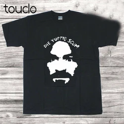 New Charles Manson T-Shirt Vintage Die Yuppie Scum Reprint Unisex T-Shirt S-5Xl Xs-5Xl Custom Gift Short Sleeve Funny Tee Shirts