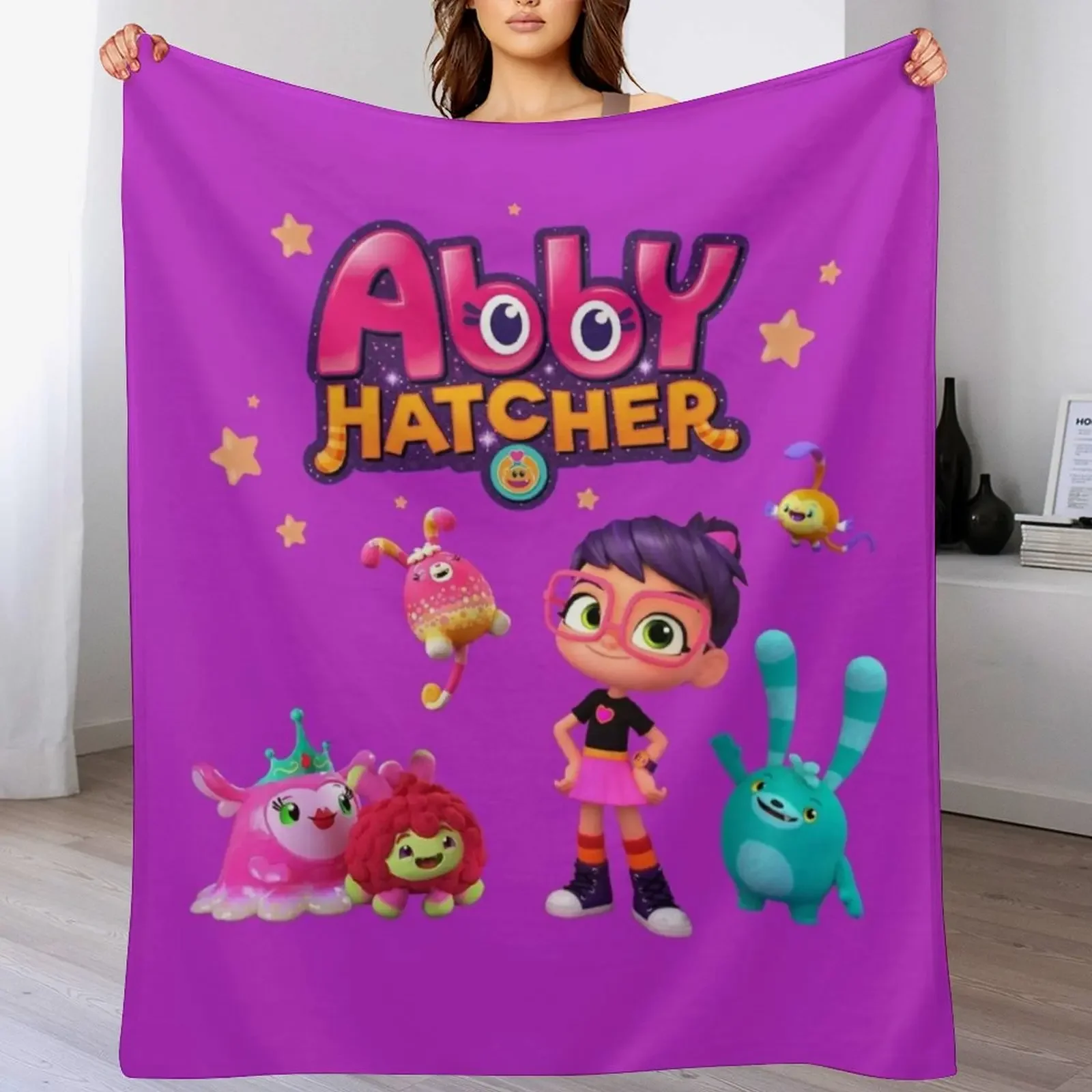 

Abby Hatcher Team Throw Blanket Baby Beautifuls decorative wednesday Blankets
