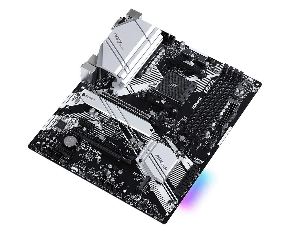 ASRock B550 PRO4 Motherboard for AMD Ryzen 5000