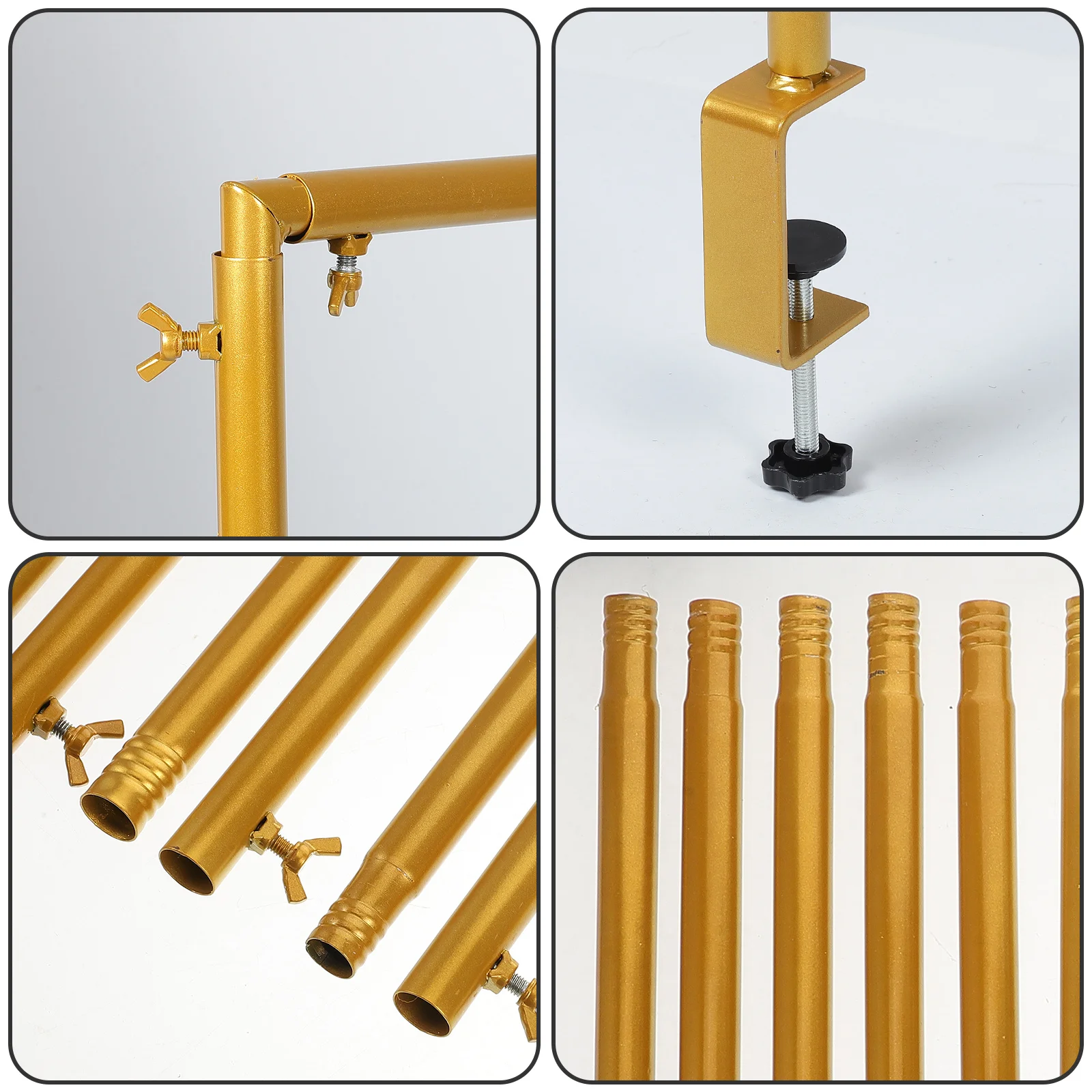 قابل للتعديل الجدول قوس حامل معدني مكتب منظم المشبك التخزين للمنزل مكتب ديكور سطح المكتب المنظم الديكور قوس الوقوف #2