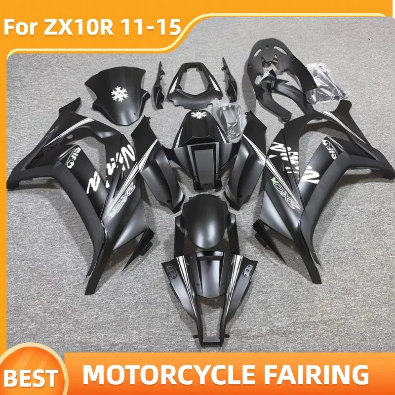 ZX10R 2011 2012 2015 Motorcycle Fairing Set for ZX 10R ZX-10R 11 12 13 14 15 ABS Plastic 100% Fit Injection All Grey Bodykit