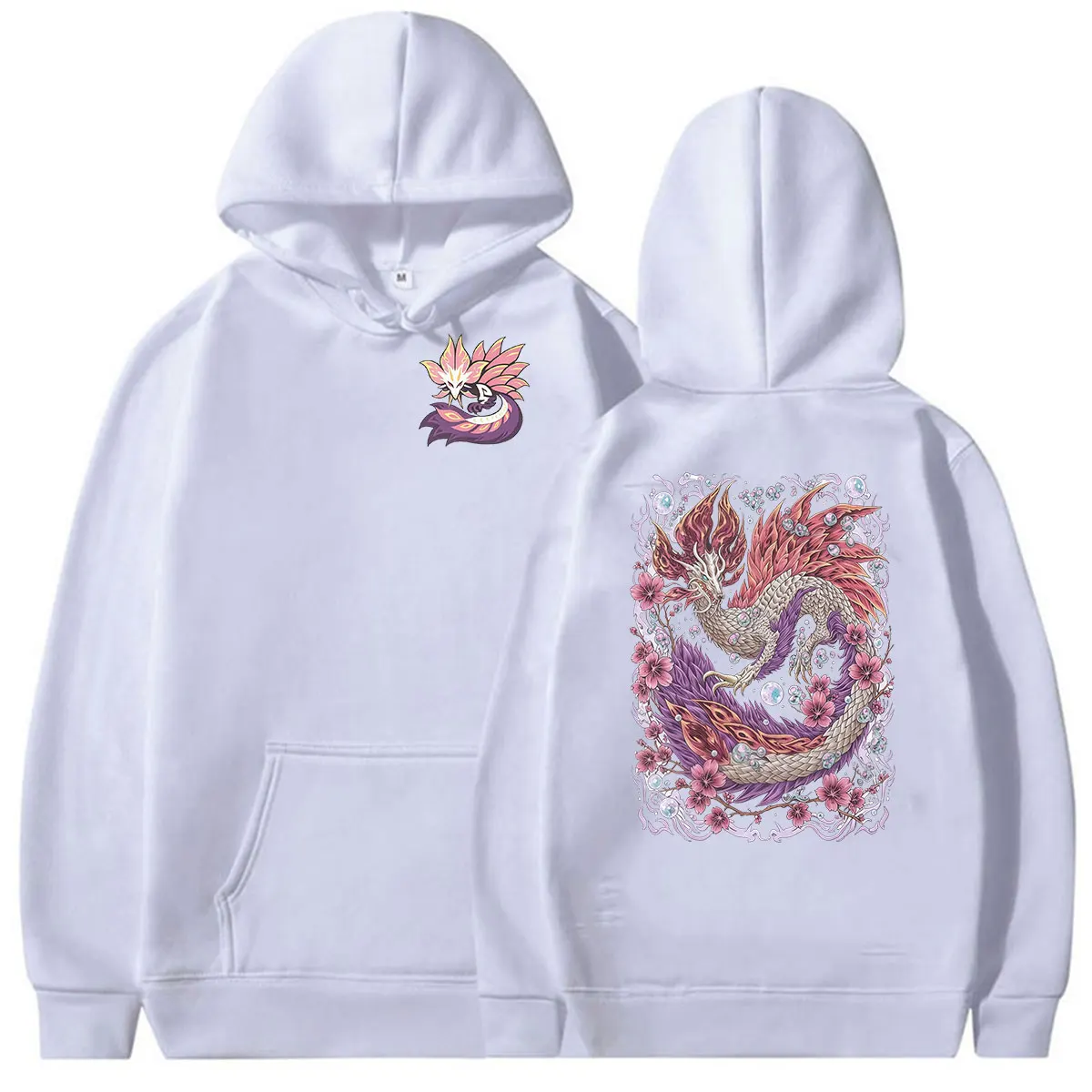 2026 Game Monster Hunter Mizutsune The Bubble Fox Leviathan Fans Hoodie Men Women Autumn/Winter Long Sleeve Oversized Sweatshirt