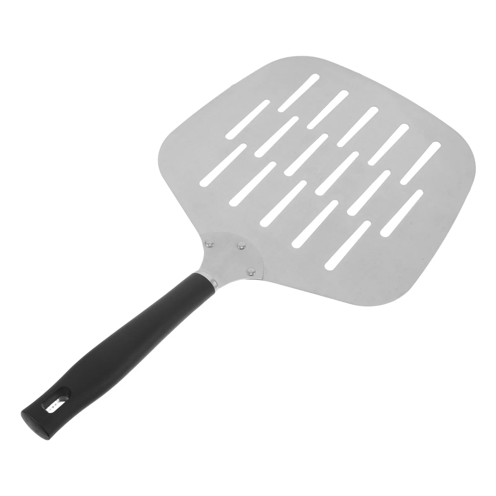 

Stainless Steel Perforated Pizza Peel 16 Inch Heavy Duty Non Stick Baking Transfer Tool for Crispy Pizza Oven Grilling with