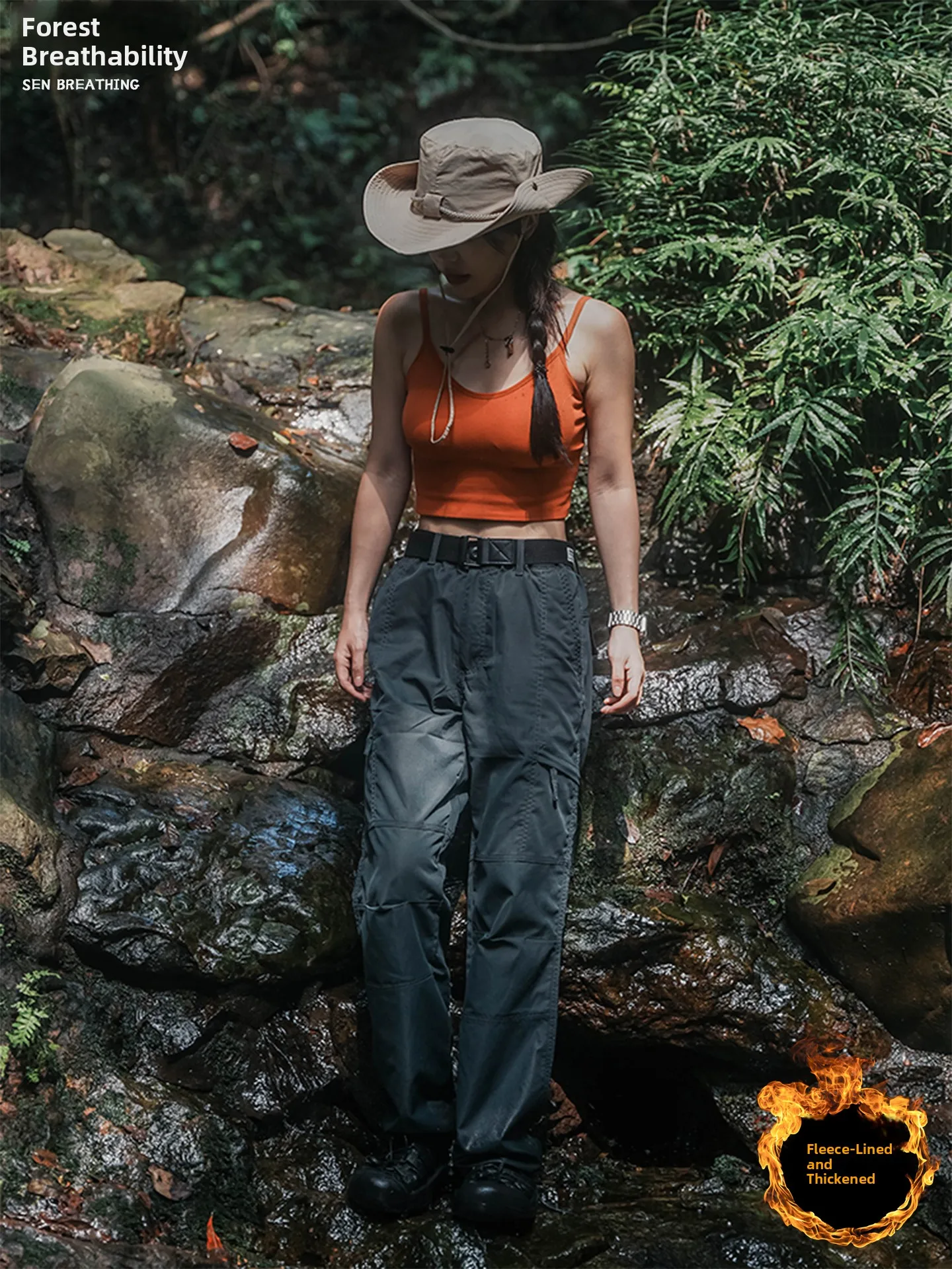 

Свободные женские уличные походные брюки Qui Dry, ветрозащитные, водонепроницаемые, рабочая одежда, брюки American Sle Utili