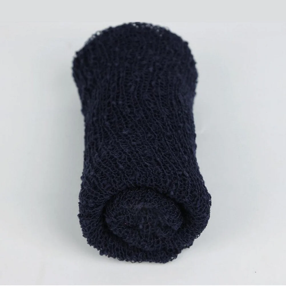 الوليد الطفل طويل تموج بسط التفاف الأزرق الداكن الطفل التفاف صور الدعامة حفلة عيد ميلاد التصوير الفوتوغرافي الوليد يلتف #5