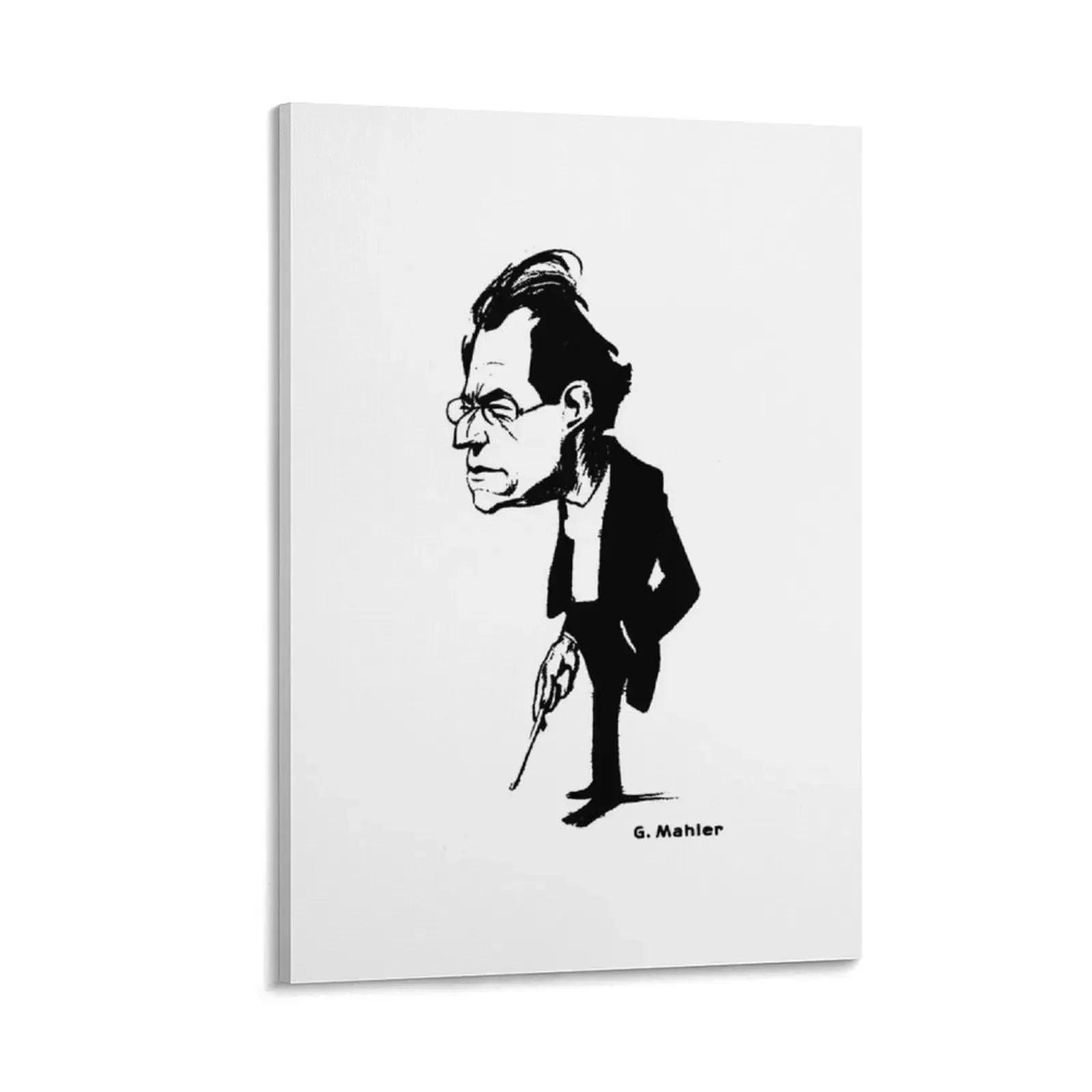 

Mahler Conductor Canvas Painting decorative wall canvases posters for room paintings wall decor