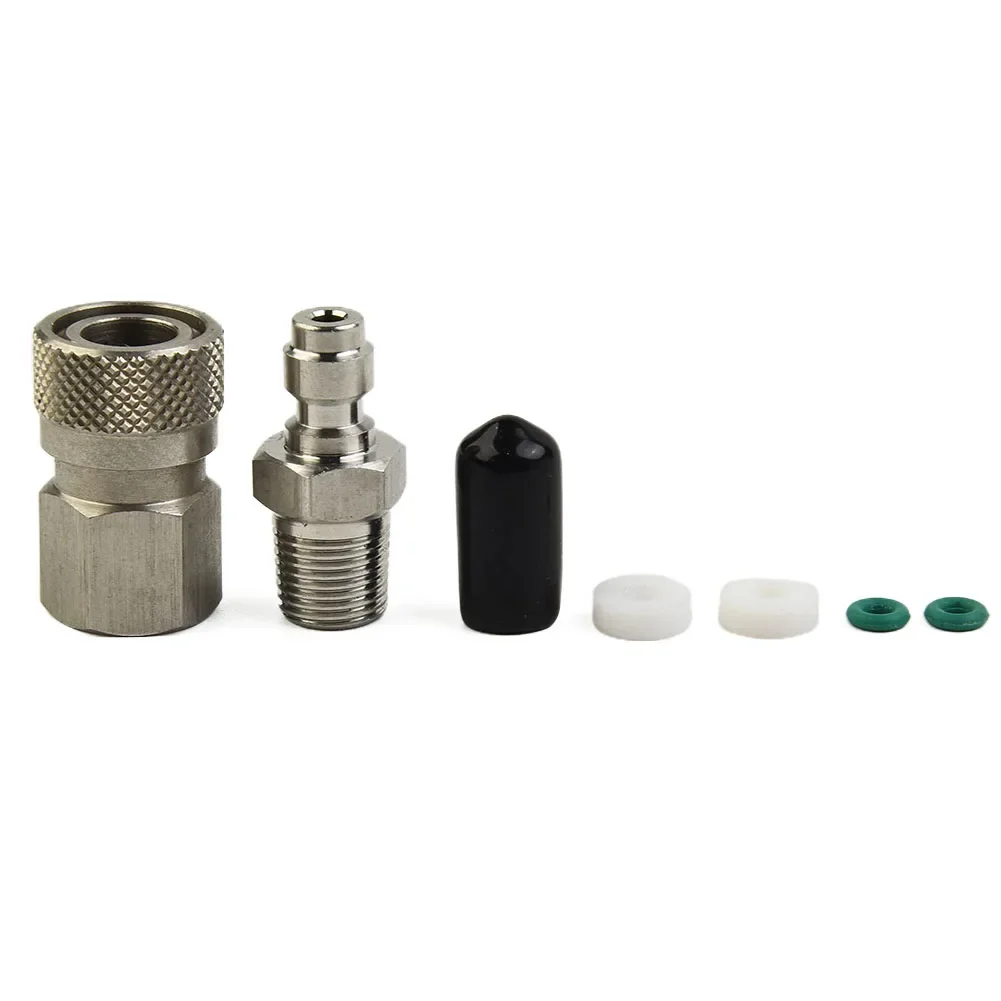 

8mm 1/8 NPT Threaded PCP Quick Disconnect Male & Female Set High Quality Materials Easy Installation Reliable Performance