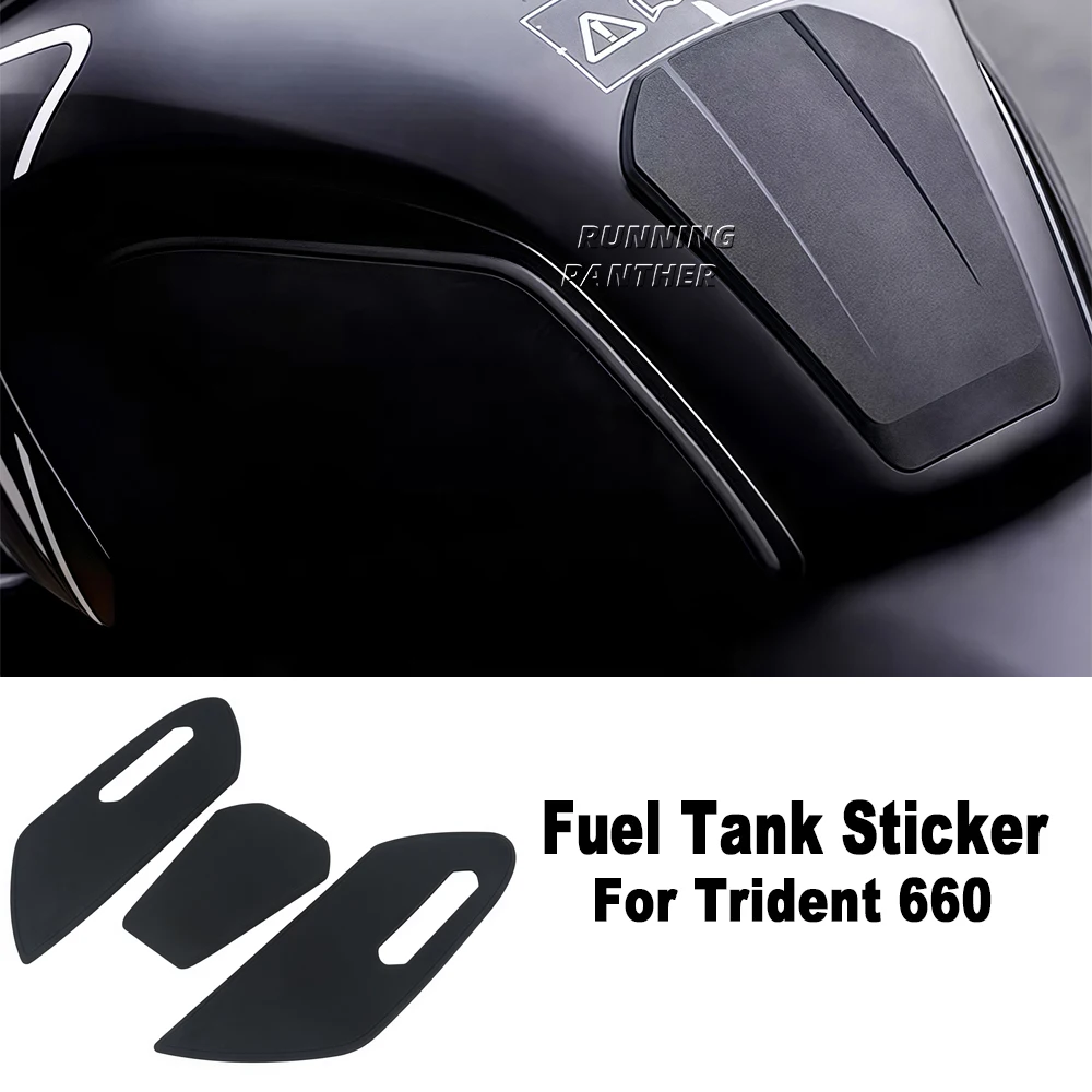 Motorcycle Fuel Tank Sticker Anti-skid Anti-scratch Sticker Pad Sticker Kit For Trident 660 Trident 660