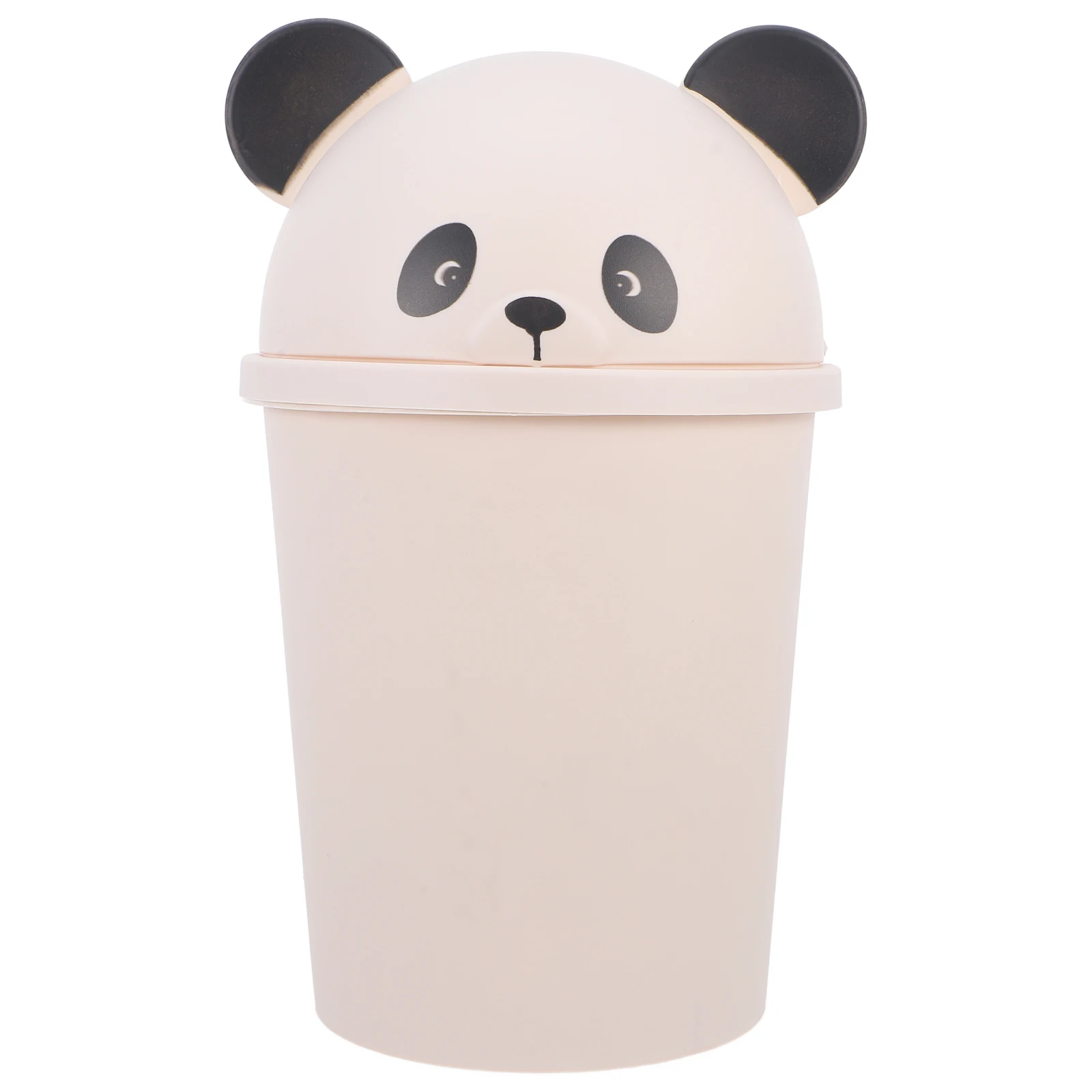 

Panda Trash Can Garbage Bedroom Countertop Bathroom Bin with Lid Car Cans for Women Auto Trashcan Your Kitchen