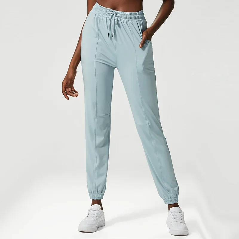 New Arrivals Women Loose Sweatpants High Stretchy Fitness Yoga Joggers Pants Breathable Quick Dry Workout Running Trousers