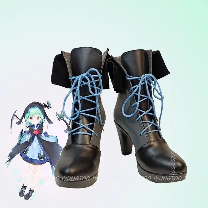 

Hololive Uruha Rushia Anime Characters Shoe Cosplay Shoes Boots Party Costume Prop