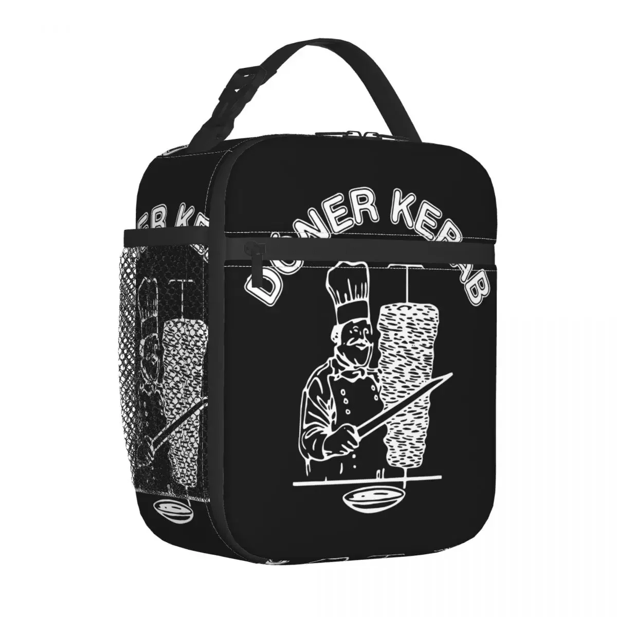 

Funny Doner Kebab Insulated Lunch Bag Large Cartoon Reusable Thermal Bag Tote Lunch Box College Outdoor Food Bag