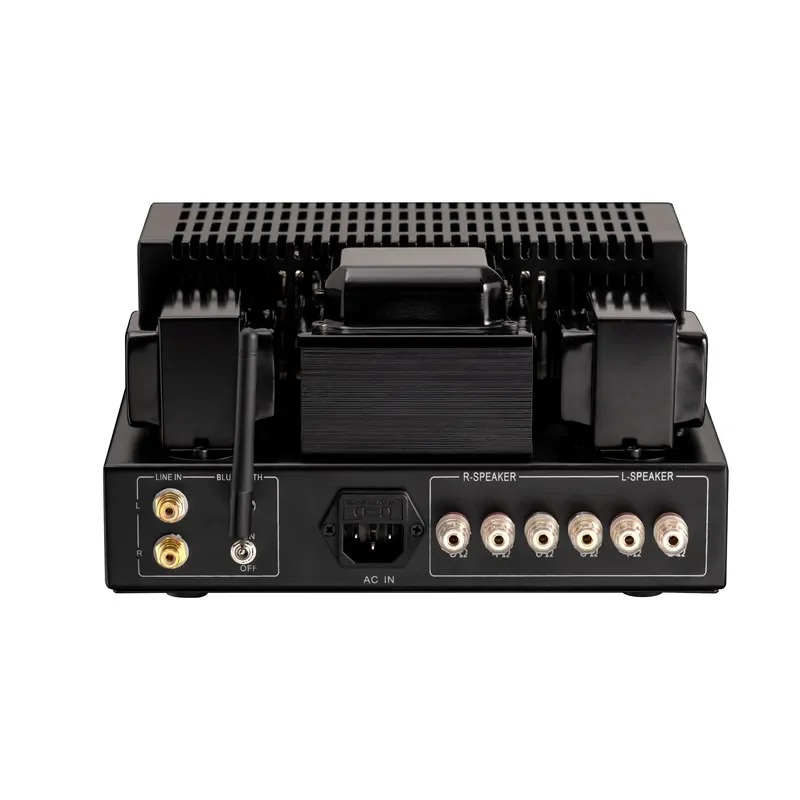 MONA 12W 2.0 Channel Compact Desktop Home Amplifier with Metal Construction for Bookshelf Speakers M210-MB Private Mold