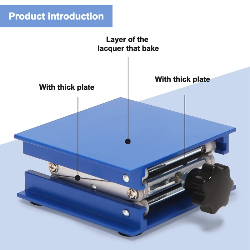 Aluminum Alloy Laboratory Jack Scissor Lift Platform / Foldable Lifting Table Pad Height Control Prefect For Working,Physical, C